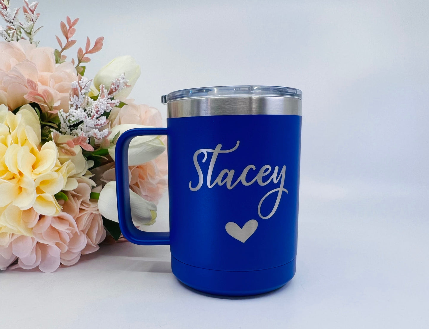 Grandma Coffee Cup, Yaya Coffee Tumbler, Insulated Coffee Mug, Stainless Steel, Personalized Mug, Christmas Gift, Personalized Gift