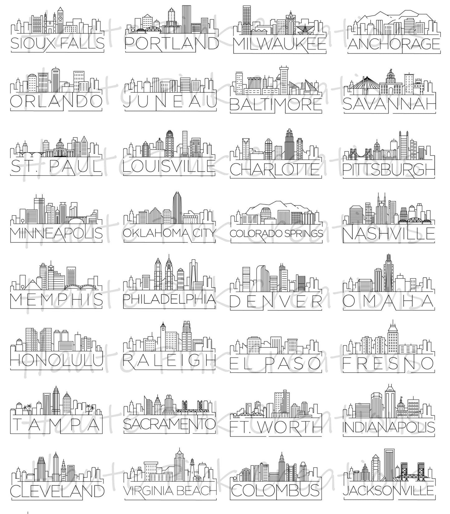 New York City Skyline Tumbler – 20 oz Skinny Laser Engraved, Personalized Bachelorette or Birthday Favor