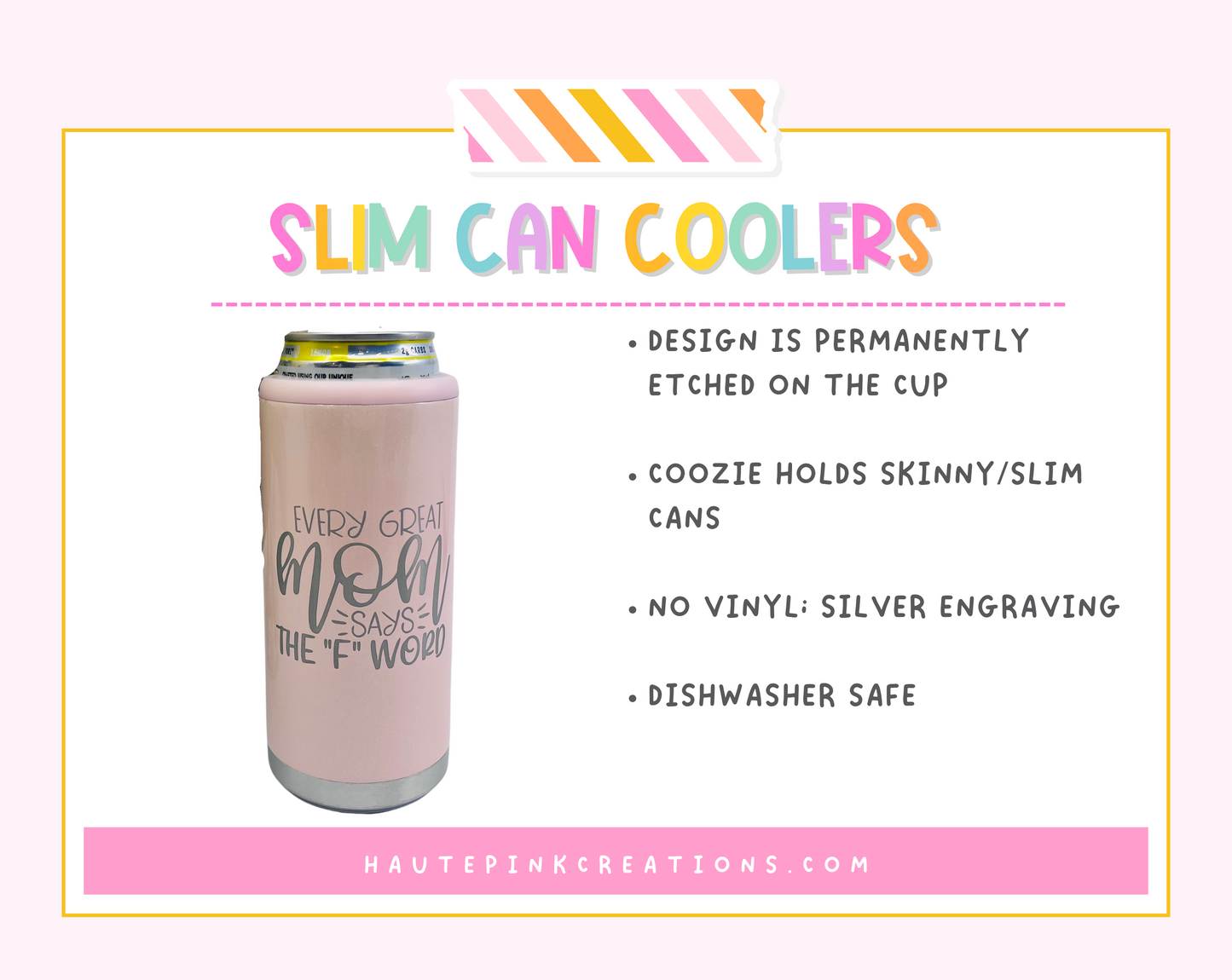 Milestone Birthday Slim Can Cooler – Laser Engraved, Vintage Design, Personalized Insulated Birthday Gift
