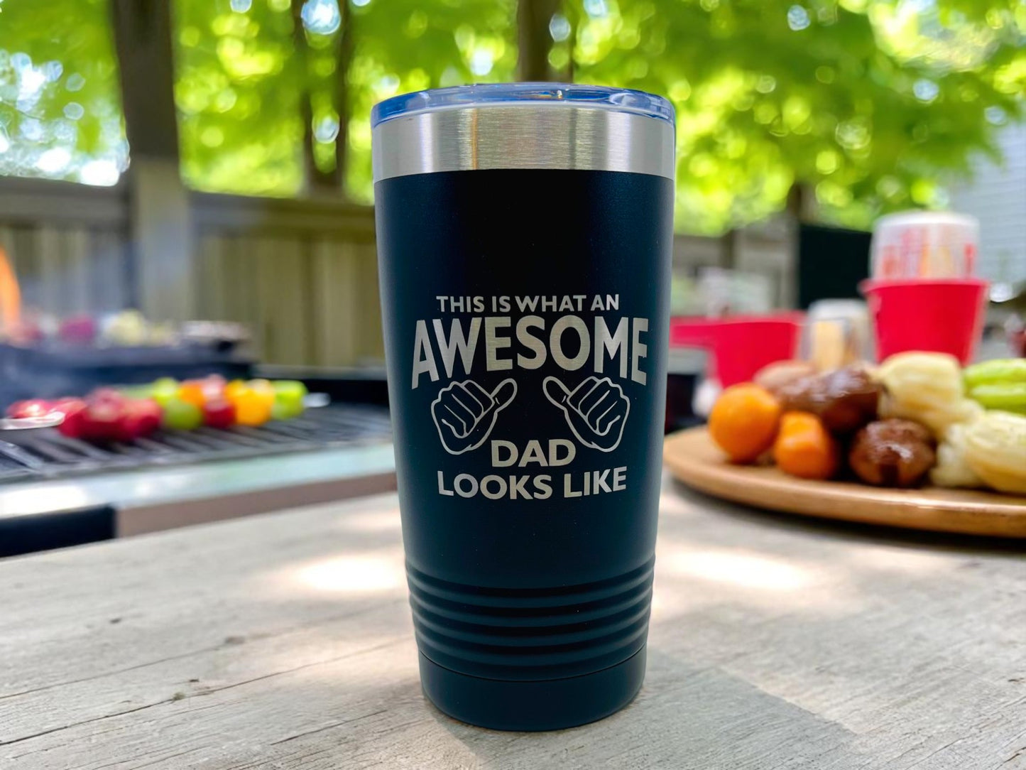 Fathers Day Coffee Mug, Insulated Travel Mug, Coffee Cup with Lid, Dad Gift Idea