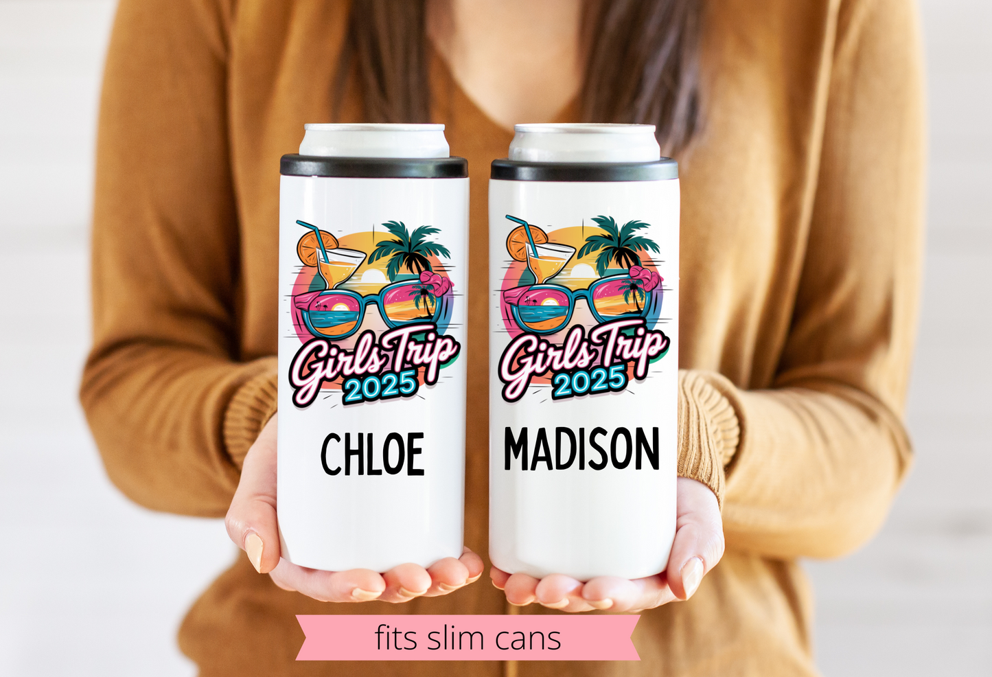 Girls Trip Favors, Insulated Coozie for Girls Trip, Girls Weekend Cups