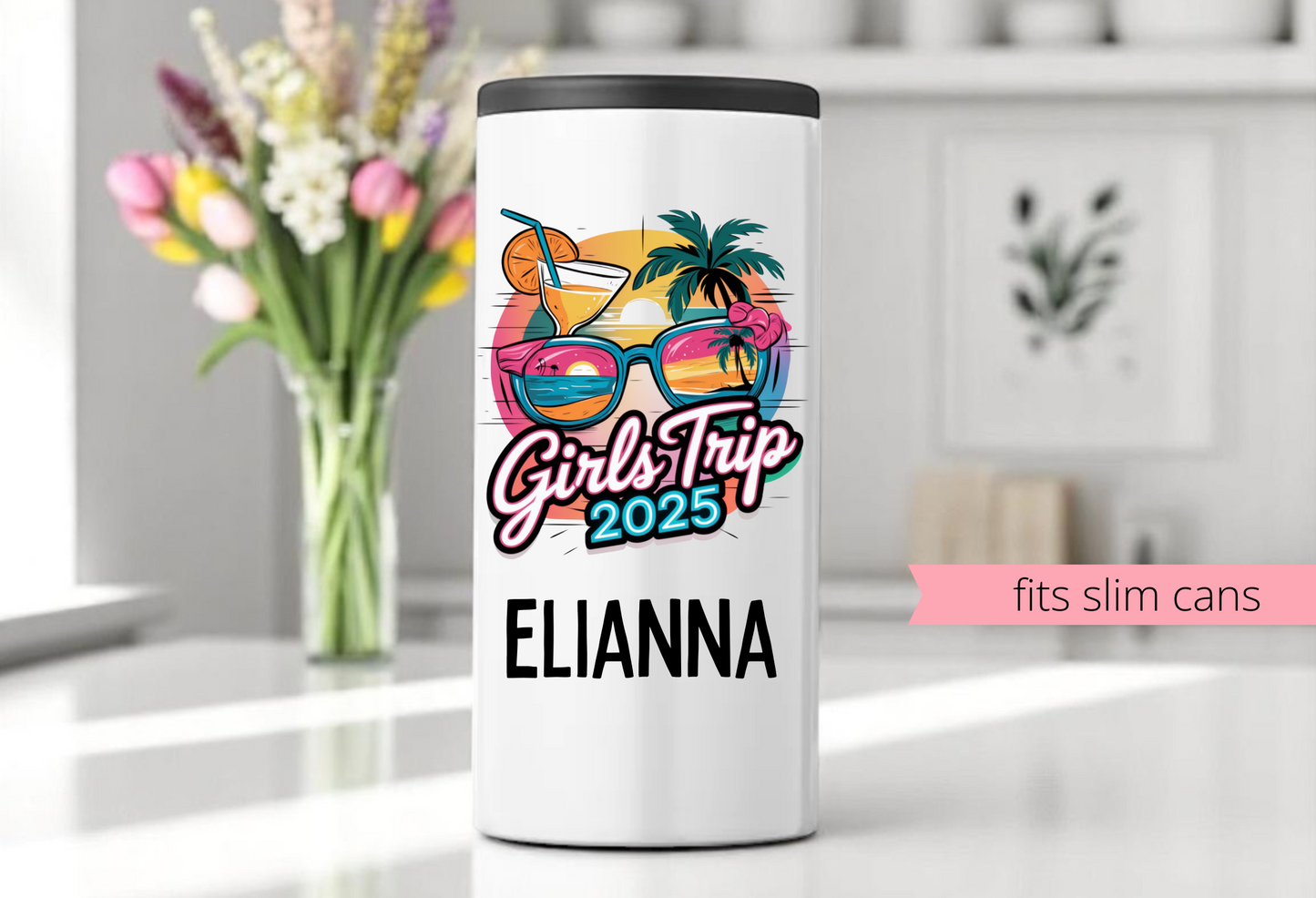 Girls Trip Favors, Insulated Coozie for Girls Trip, Girls Weekend Cups