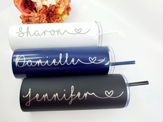 20 oz Personalized Tumbler – Stainless Steel, Insulated, Dishwasher Safe, Custom Tumbler