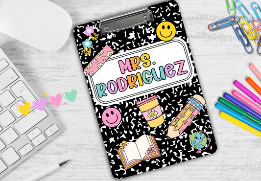 Personalized Teacher Clipboard Gift