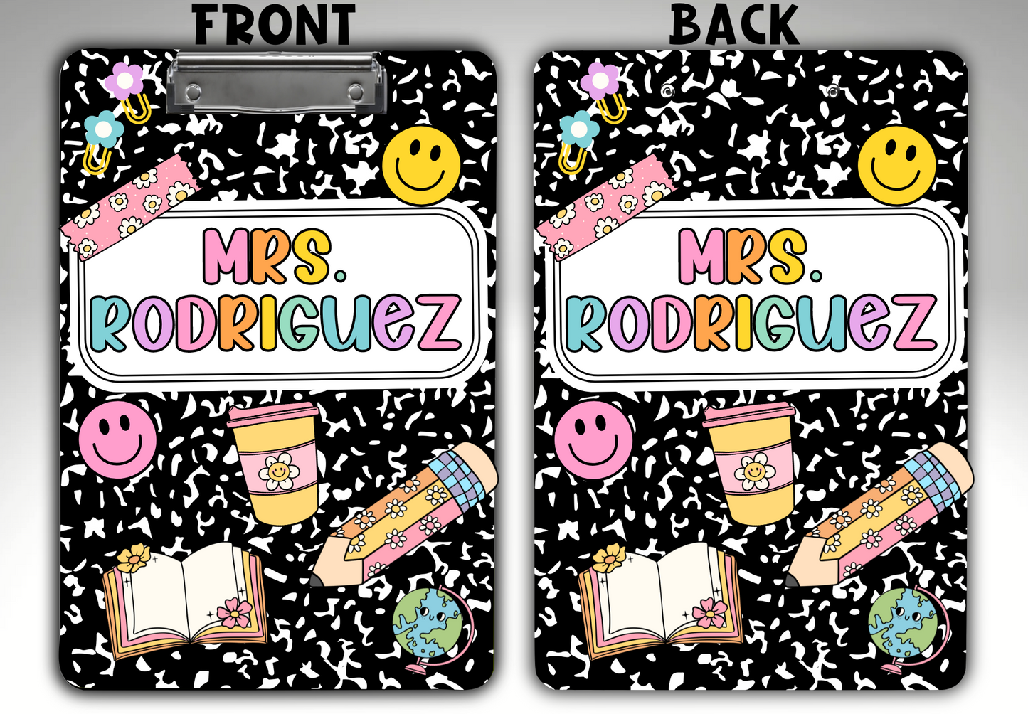 Personalized Teacher Clipboard Gift