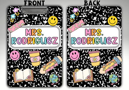 Personalized Teacher Clipboard Gift