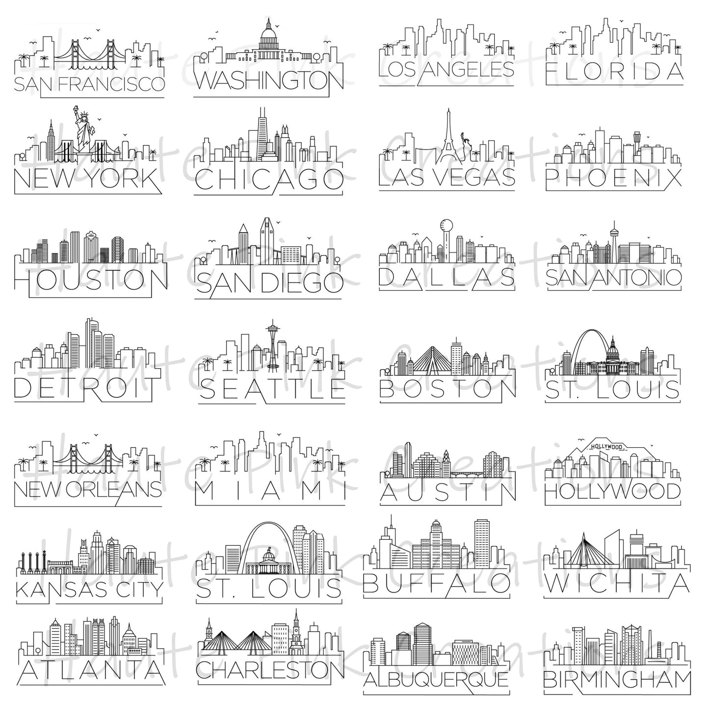 New York City Skyline Tumbler – 20 oz Skinny Laser Engraved, Personalized Bachelorette or Birthday Favor