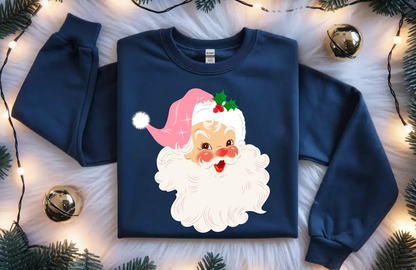 Retro Santa Claus Sweatshirt – Gildan 18000 Vintage Christmas Crewneck