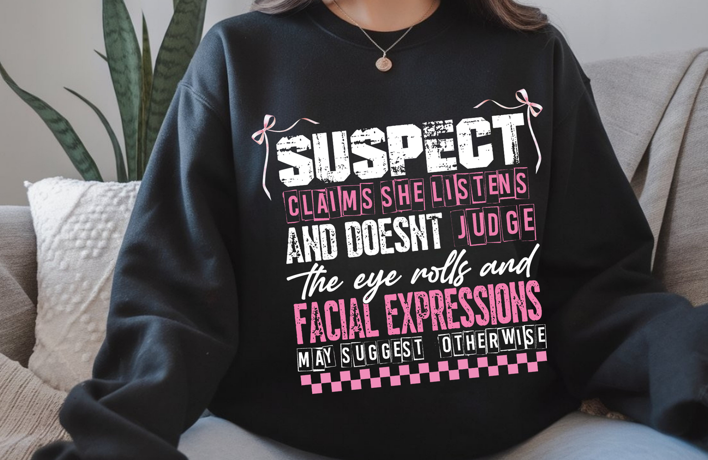 Funny Sarcastic Sweatshirt – Gildan 18000 Cozy Crewneck with Snarky Quote