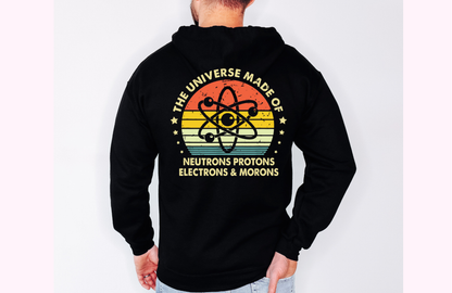Zip Up Hoodie, Funny Science Hoodie, Gildan  Sweatshirt