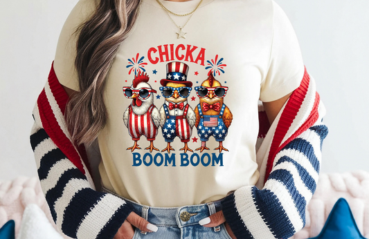 Fourth of July Shirt, Patriotic Shirt, Chicken Shirt, Unisex Tee, 4th of July, America