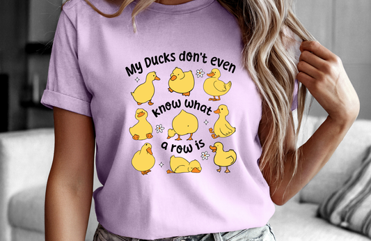 Ducks in a Row Shirt, Duck Shirt