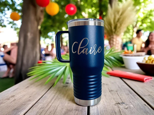 20 oz Travel Mug with Handle