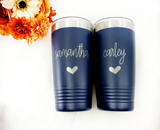 Personalized Travel Mug – 20 oz Insulated Engraved Tumbler | Custom Name Gift | Dishwasher Safe & Travel Ready