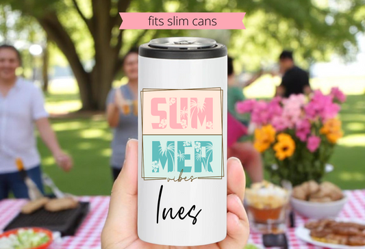 Beach Slim Can Cooler