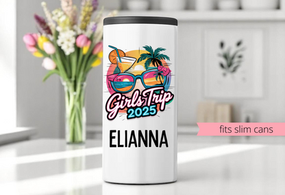 Girls Trip Favors, Insulated Coozie for Girls Trip, Girls Weekend Cups