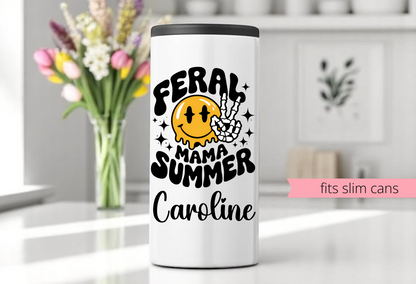 Skinny Can Coozie, Can Cooler, Seltzer Can Insulated Beverage Holder, Slim Can Holder